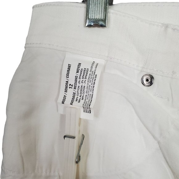 Gloria Vanderbilt NWT 12 Jeans Amanda Ultra Stretch Slimming Embellished 33x31 - Picture 8 of 10